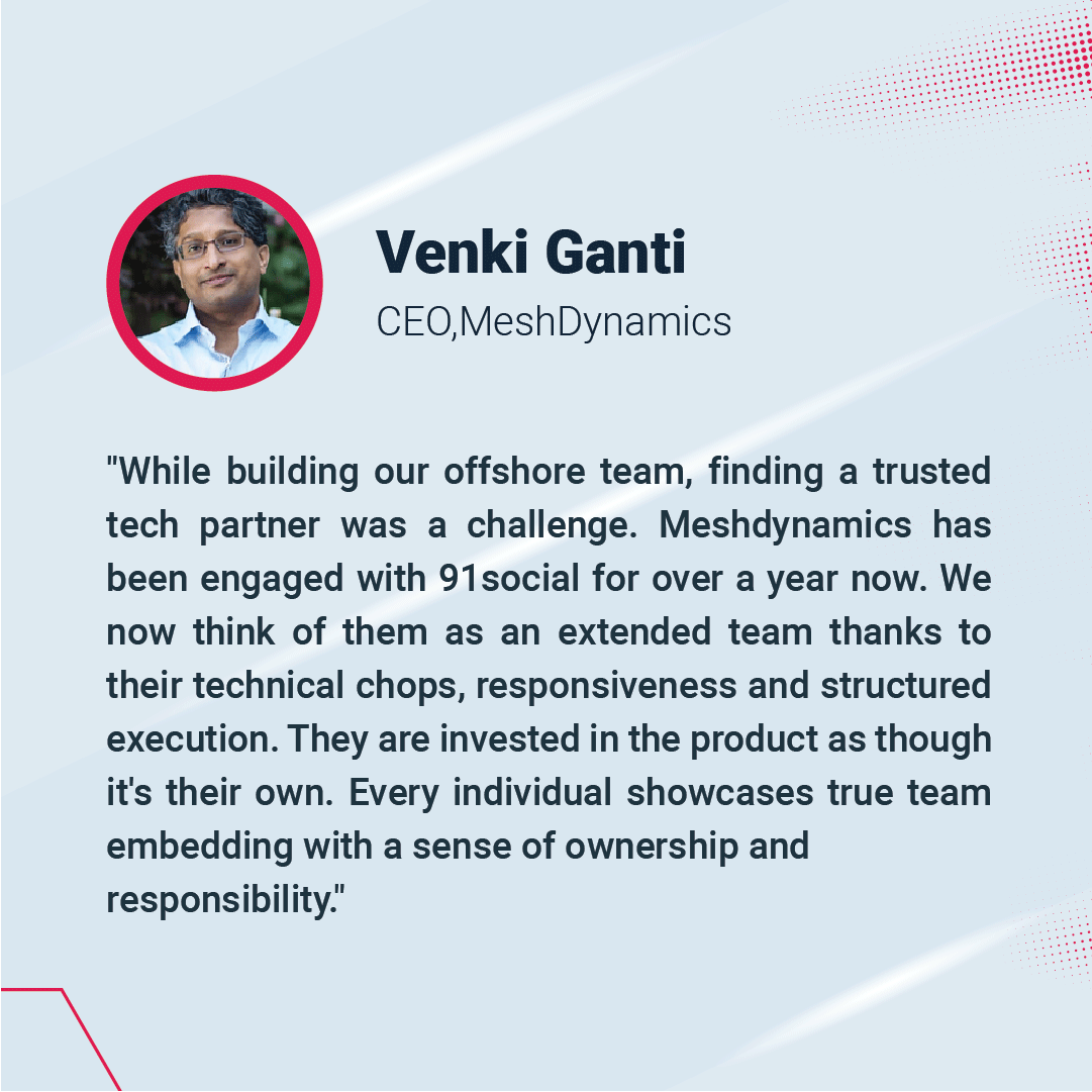 Venki Ghanti Mesh Dynamics